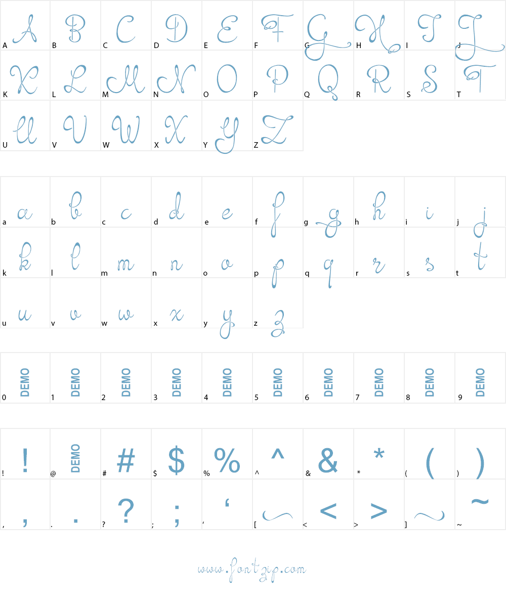 Orhydea Font Character